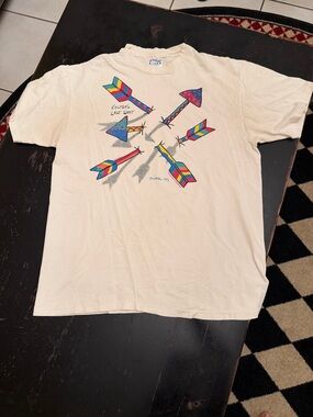 Hanes Michael Ives Tee with Multicolor Arrow Graphic XL